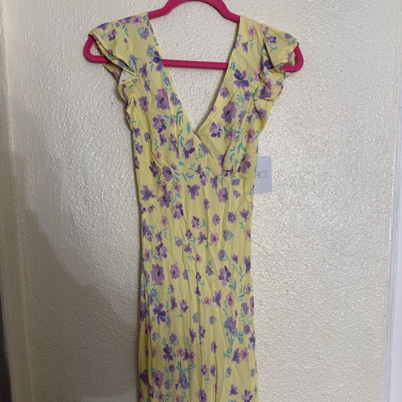 Beach Riot Elodie Floral multicolor Maxi Dress size Small NWT - Picture 6 of 11